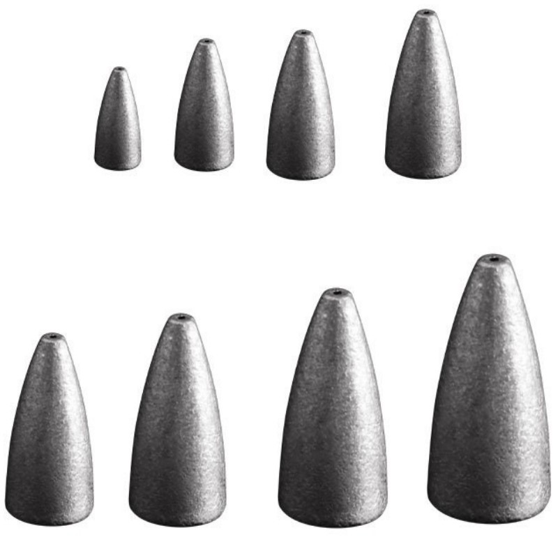 Concave Bottom Lure Bullet Lead Texas Fishing Group Bullet Lead Lure Lead Pendant Bullet Lead Pendant Lure Lead Fishing Bullet Lead