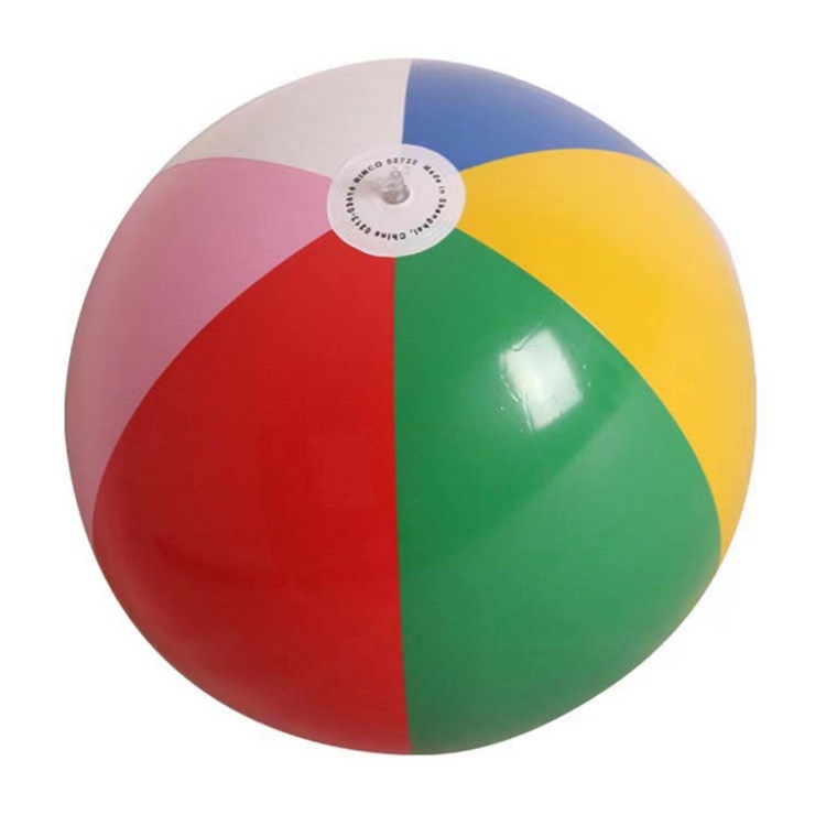 Inflatable beach ball color PVC blow six piece ball Hawaiian seaside water ball pool party toy ball