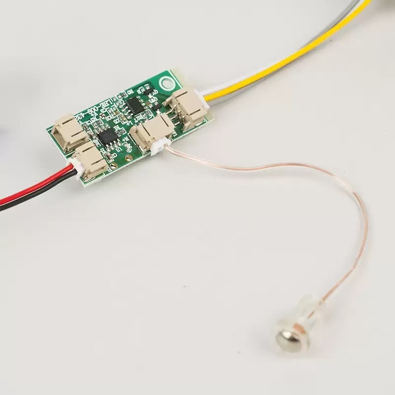 Zhongshan Lamps Can Light up Metal Touch Switch 8mm Transparent Touch Head Rechargeable Desk Lamp Internet Celebrity Touch Switch