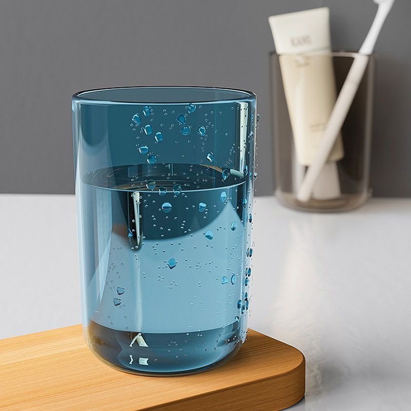 Toothbrushing and Mouthwash Cup, Simple Toothbrush Cup, Creative Transparent Personalized Couple Tooth Cup, Household Thickeneded Plastic Wash Cup