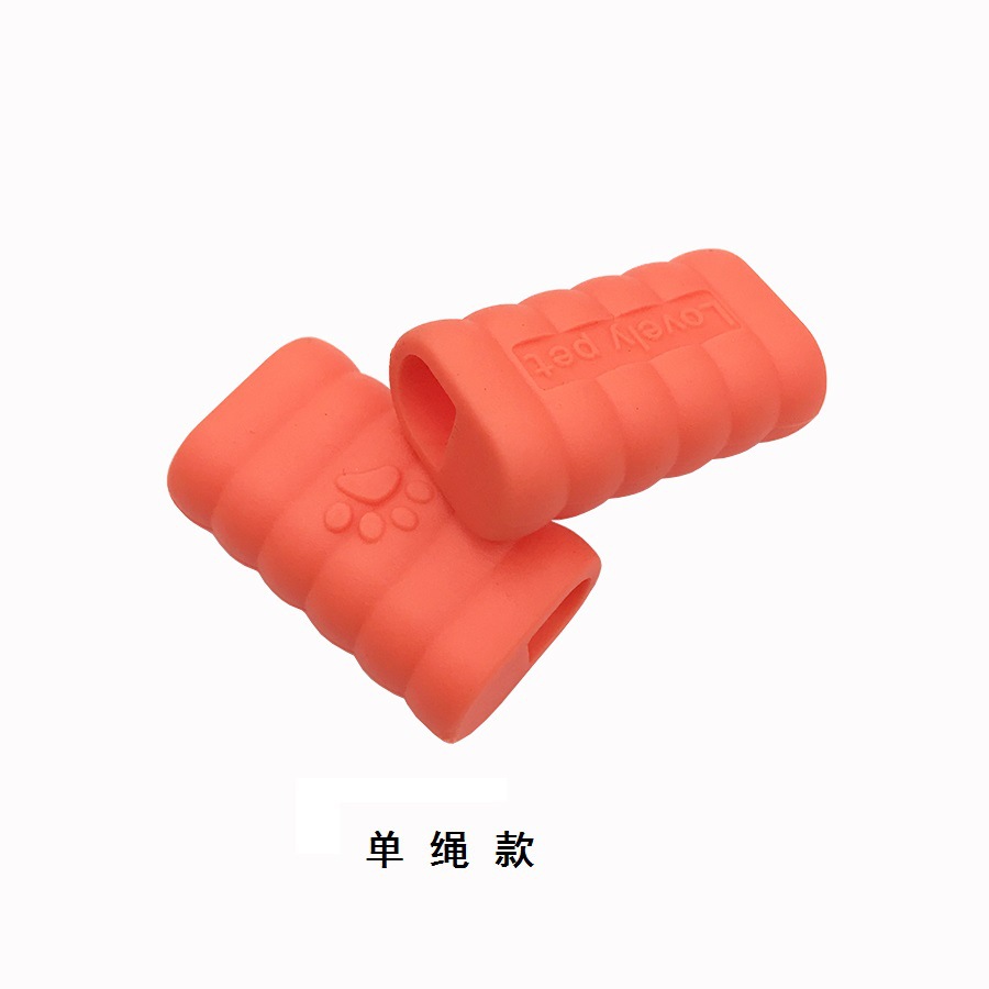 New Pet Rope Joint Button Traction Rope Round Rope Buckle Pet Traction Rope Colorful Plastic Buckle Dog Rope Accessories