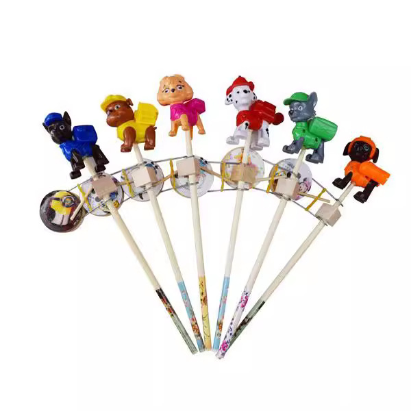 Free Shipping Hot Selling Wholesale Wooden Wooden Shake Drum Happy Puppet Hand Drum Stall Temple Fair Hot Selling Toys
