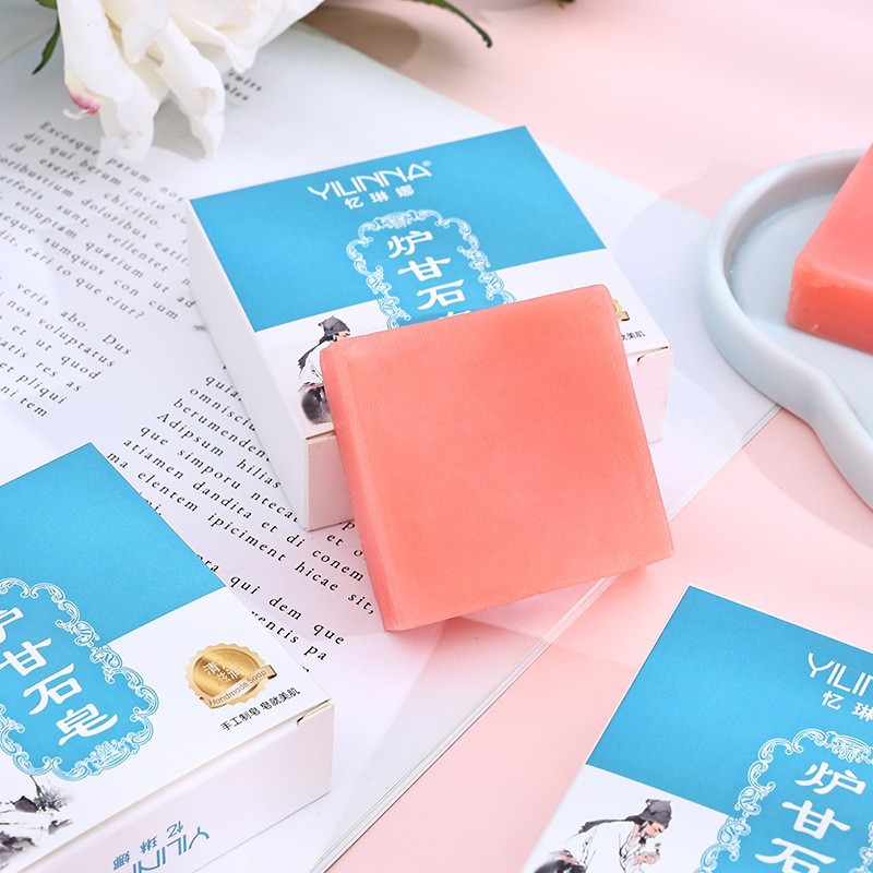 [Yilina] Calamine Soap Handmade Essential Oil Soap Handmade Soap Cleansing and Moisturizing 70g