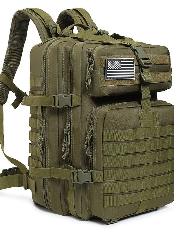 Outdoor Sports Waterproof Backpack Hiking Mountaineering Camping Large Capacity Molle Expansion 3P Tactical Bag