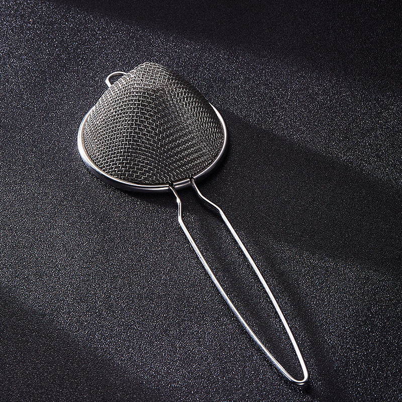 Bartender Stainless Steel Filter Cocktail Ice Strainer Triangular Fine Powder Sieve Juice Leakage S^