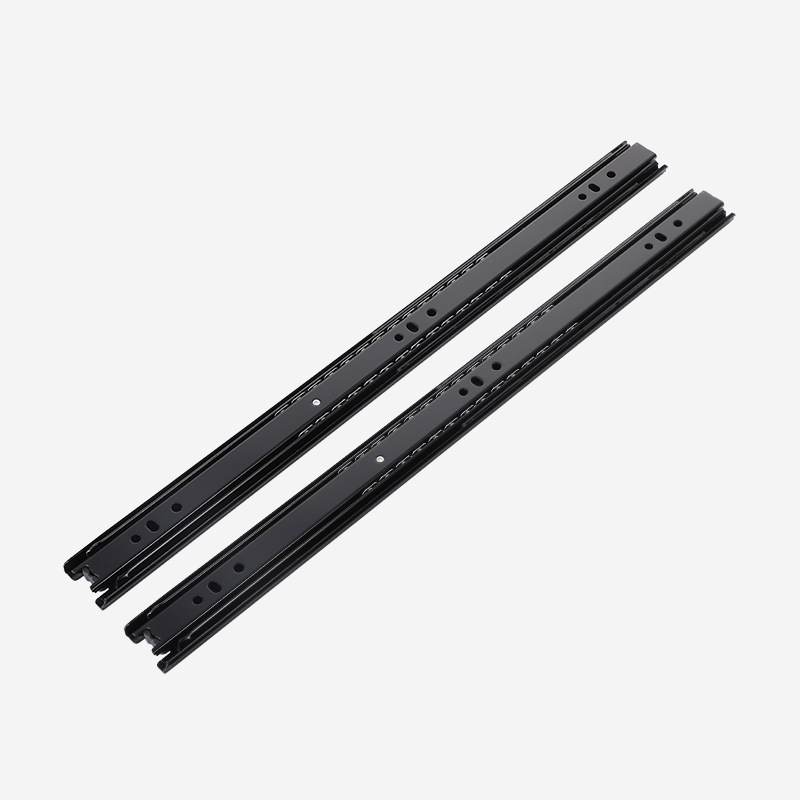 35 Wide 8 inch ultra short cosmetic box slide toy box three steel ball track Mini buffer drawer slide