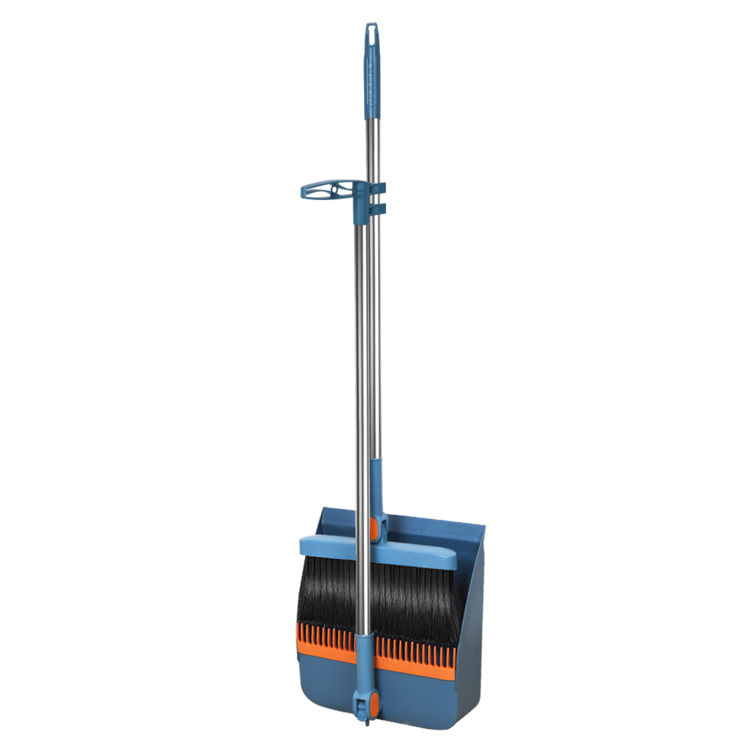Magnetic Folding Broom and Dustpan Set for Home Use, Enlarged and Thickened Broom, Dustpan, and Garbage Shovel Set