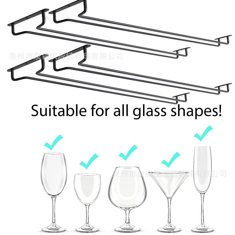 Single Creative Upside-Down Wine Glass Holder Kitchen Cup Holder Upside-Down Cup Holder Home Wine Cabinet Bar Hanging Cup Holder