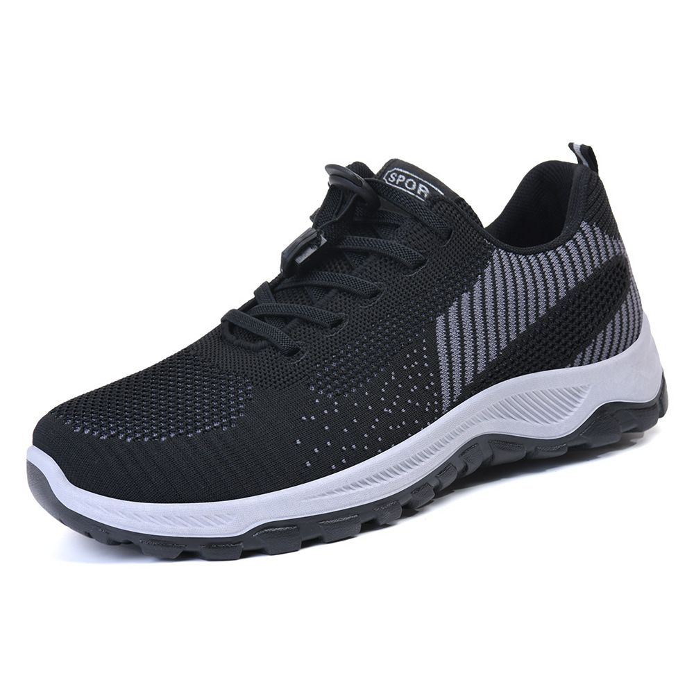 Men's Walking Shoes 2026 Spring New Travel Shoes Comfortable Middle-Aged and Elderly Soft-Soled Running Shoes Elderly Couple Sports Shoes