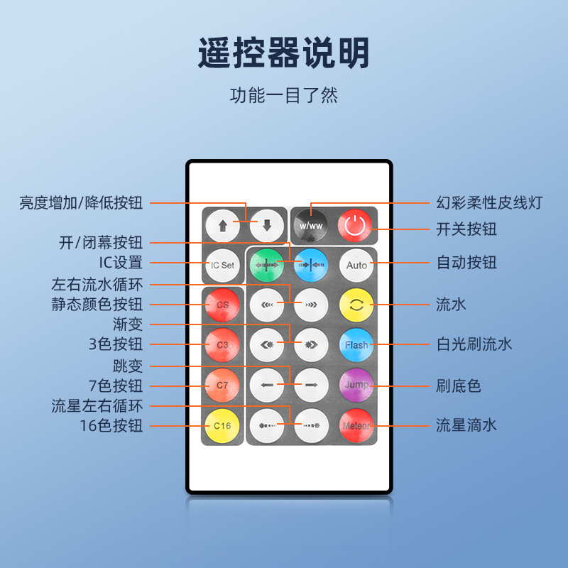 Processing and Customization of Cross-Border Exclusive Symphony Leather Wire Lamp Controller Lotus Lamp App Remote Control Rgb Lamp with Dimmer