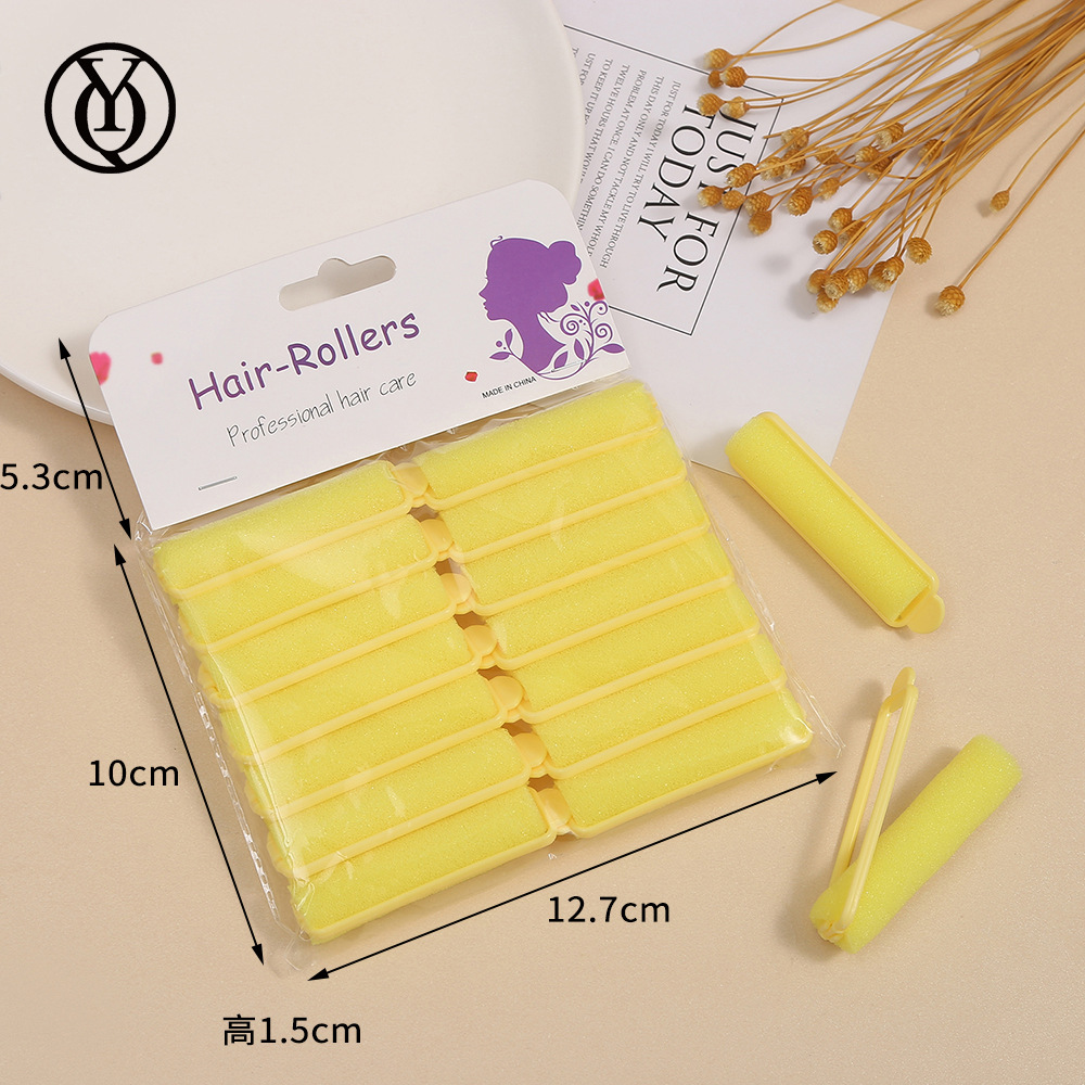 Customized Amazon No-Iron No-Heat Curling Iron Sponge Curling Iron Does Not Hurt Hair Sponge Curling Barrel Curling Sponge Stick