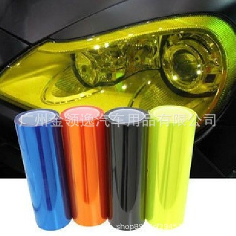 Cross-border hot sale car headlight film bright transparent car lights matte blackened tail lights fog lights motorcycle lights protective film