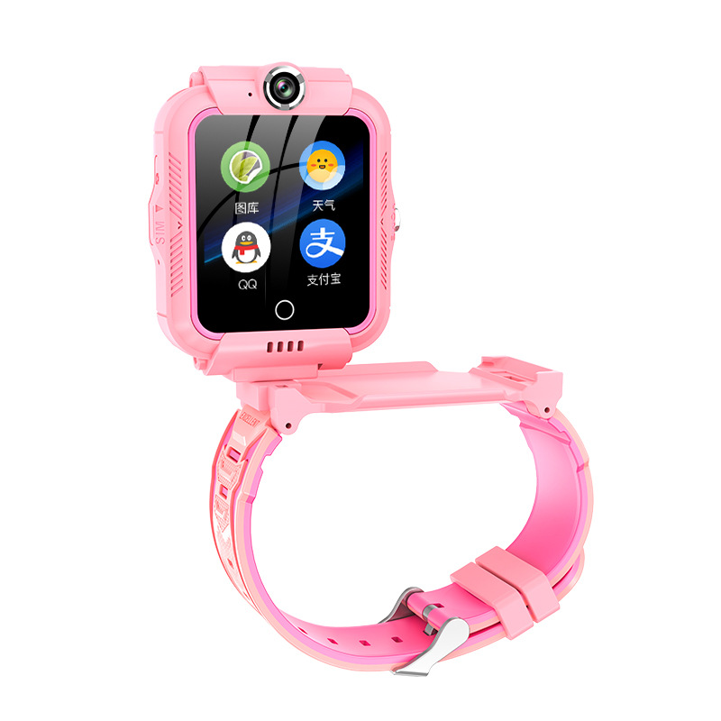Children's phone watch video positioning multifunctional waterproof student phone watch micro chat source strength factory