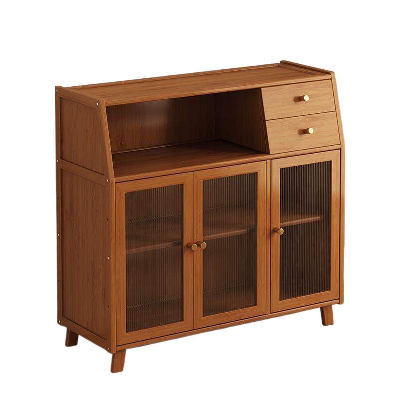 Home Tea Cabinet, Living Room Storage Cabinet, Entryway Vintage Side Cabinet, Storage Cabinet, Coffee Wall-Mounted Integrated Cabinet, Light Luxury Minimalist Style