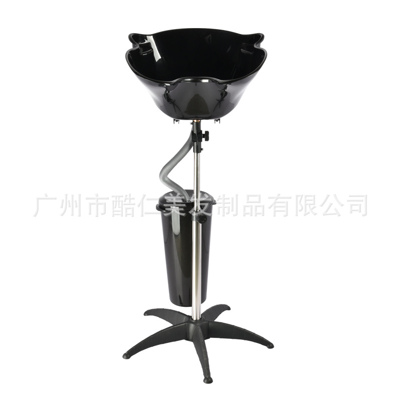 Movable Shampoo Basin Universal Wheel Hair Salon Barber Shop Shampoo Bed Flat Plastic Shampoo Basin Manufacturer Wholesale
