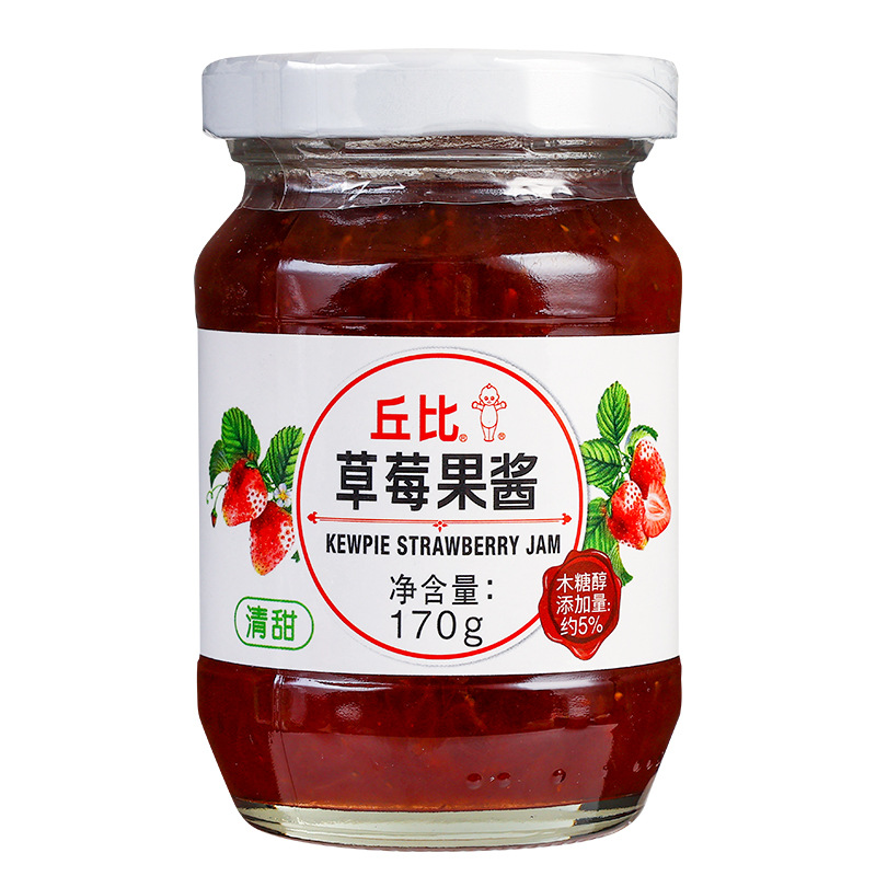 Chubby Strawberry Jam 170g Assorted Spread Bread Baking Special Ice Cream Breakfast Toast Apple Blueberry Jam
