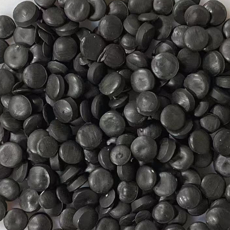 Hdpe Black Regeneration Material First-Class Polyethylene Plastic Particles Injection Molding Pressure Plate Pull Tube Raw Material Hdpe Regeneration Material