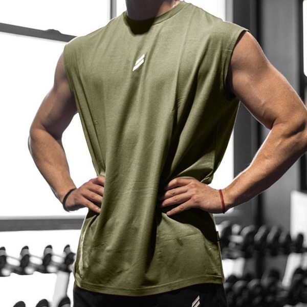 Летний фитнес спортивный сетчатый жилет для отдыха, бега и тренировок, свободный, европейский и американский, больших размеров, дышащий, быстро сохнущий, круглый вырез, свитшот