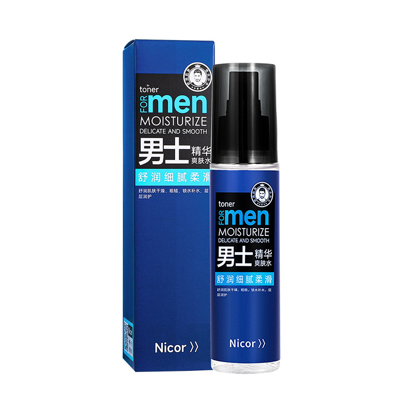 Nicor Men's Essence Toner 100ml Soothing Delicate Hydrating Spray Toner Pore Shrinking Moisturizing Water