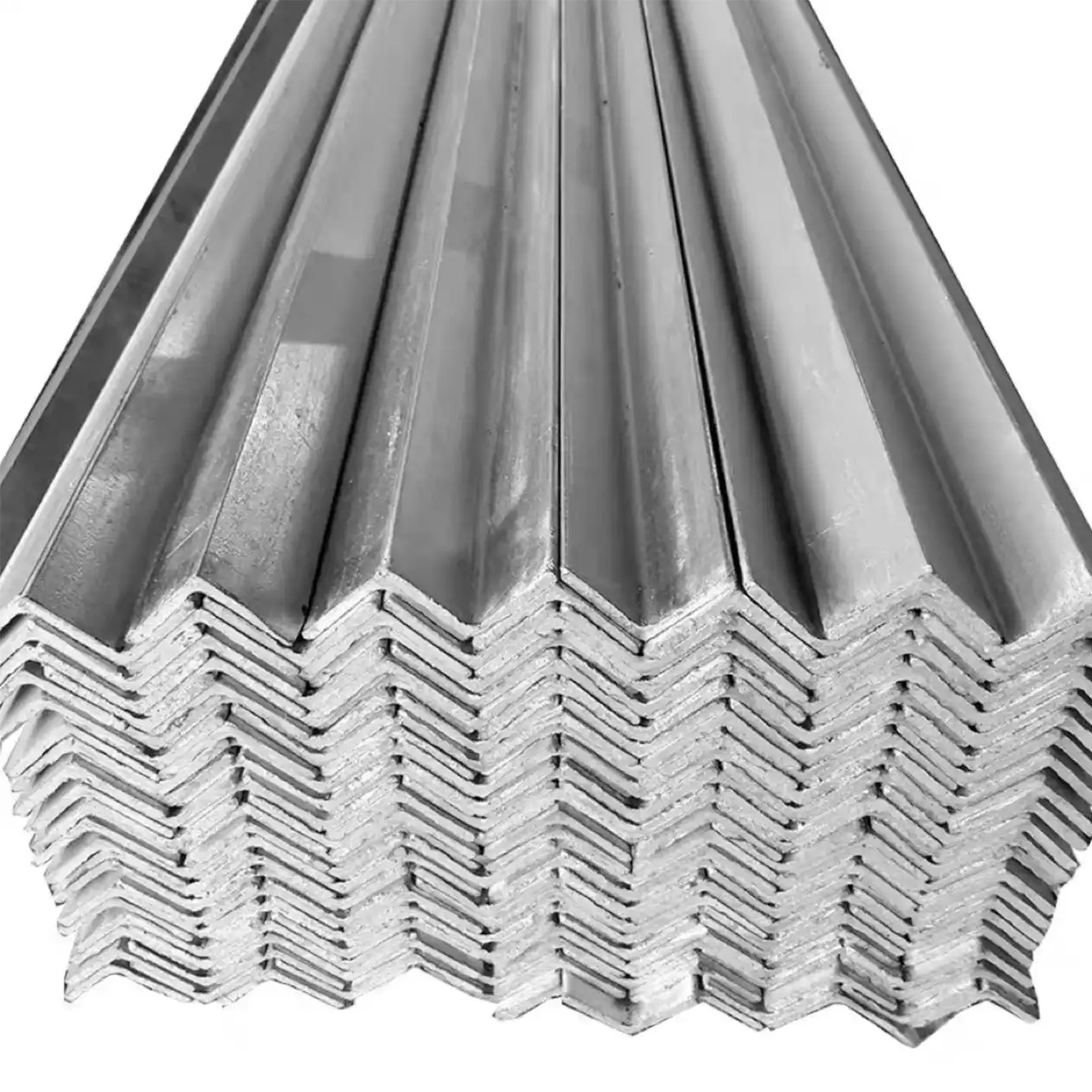Manufacturer's Spot Hot-Dip Galvanized Punched Angle Steel, Architectural Curtain Wall Q235B Equal-Sided Angle Steel Bending and Cutting Processing