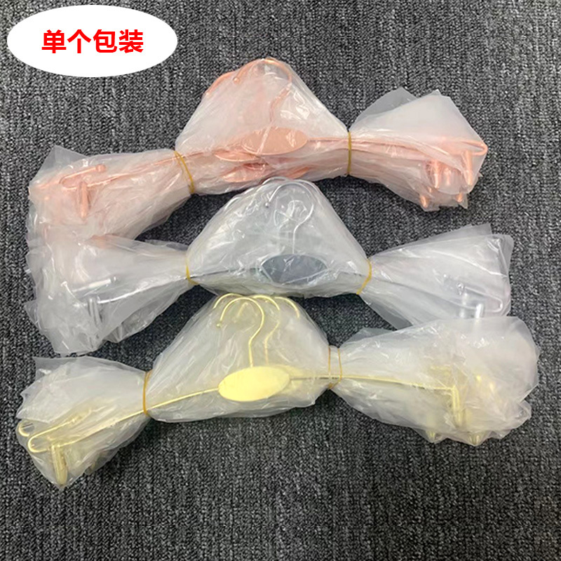 Metal Intimates Hanger Supply Clothing Store Intimates Rack Bra Rack Seamless Women's Intimates Clip with Engraved Logo