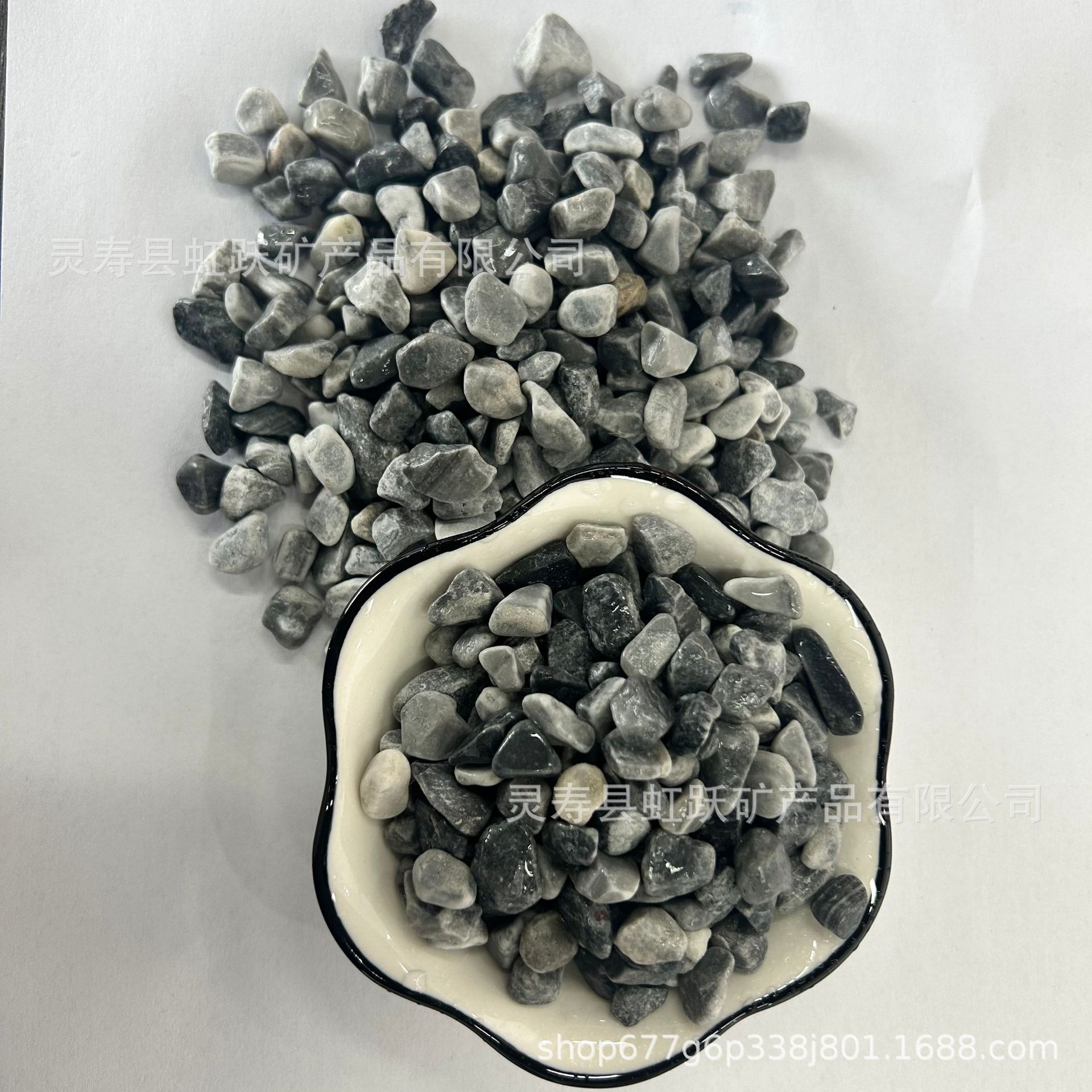 Spot Gray Washed Gravel Garden Engineering Permeable Adhesive Rounded Gravel Garden Landscaping Fish Tank Decorative Gravel