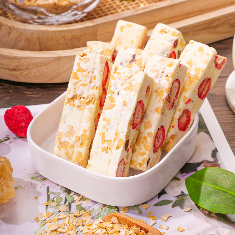 Oatmeal Strawberry Milk Puff Snacks, Popular Pastries, Handmade Desserts, Delicious and Satisfying【X新】