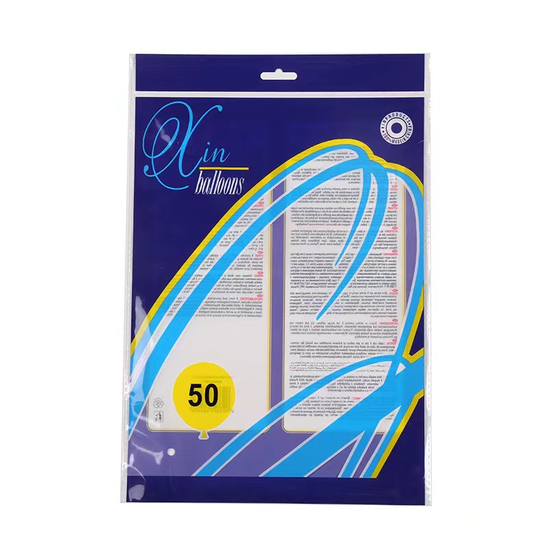 Customized Heat-Sealed Balloon Packaging Bags, Factory Direct Sales of 50/100 Opp Printed Composite Bags, Ready-Made Toy Bags, Etc