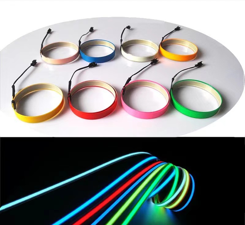 Ультратонкая гибкая светодиодная лента с холодным светом 1*100см с комплектом драйвера