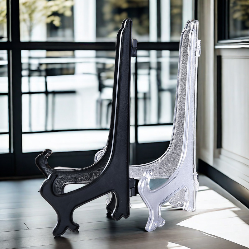 Ornament Bracket Plate Bracket Acrylic Display Frame Plastic Bracket Photo Frame Bracket Base Base Plastic Plate Rack