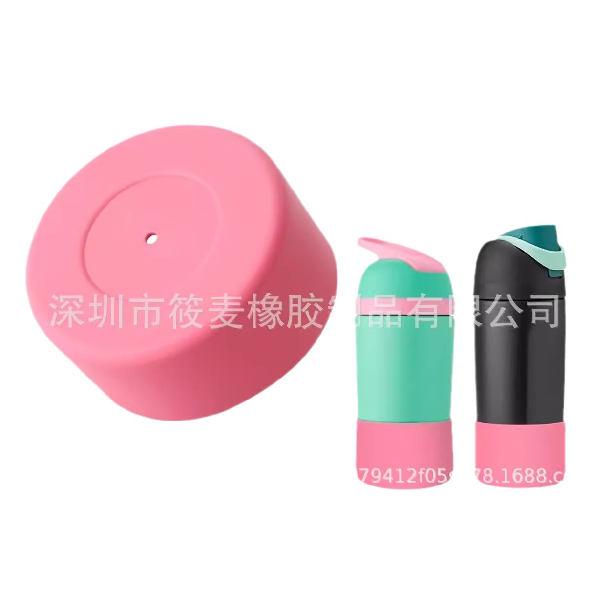 Cross Border Suitable for 14/16 oz Owala Silicone Cover Cup Bottom Water Cup Anti-slip Cover in stock
