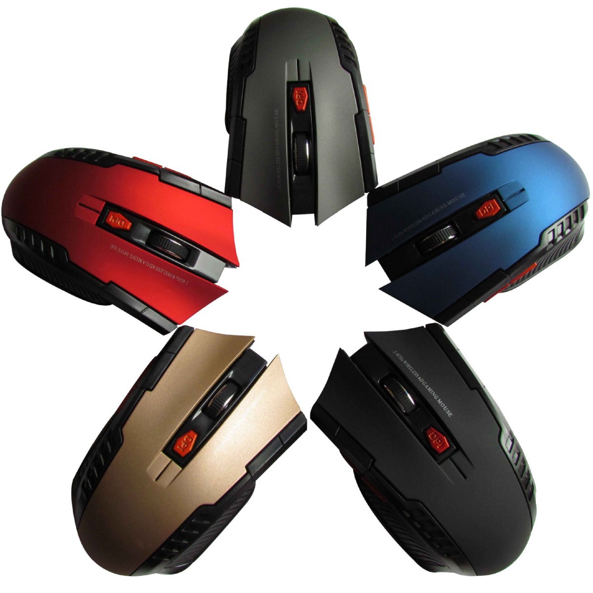 Поставка 113 новых игровых беспроводных мышей 2.4g оптическая мышь дропшиппинг