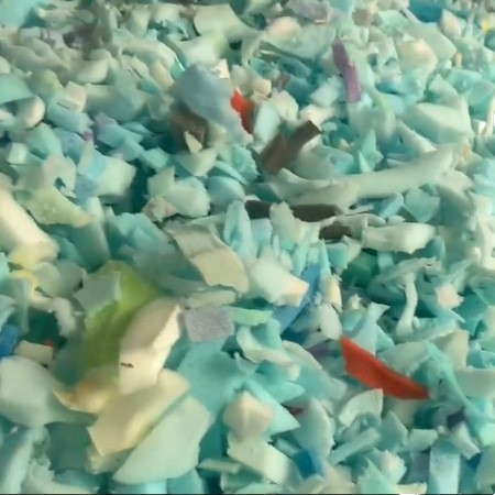 Cross-Border Manufacturer Wholesale Cutting Variegated Mixed Space Cotton Slow Rebound Cutting Memory Foam