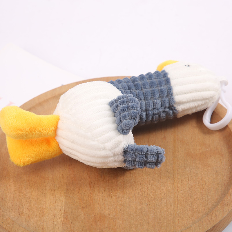 Cute Refueling Duck Small Pendant Creative Ugly Cute Struggle Duck Keychain Bag Hanging Plush Toy Doll Wholesale
