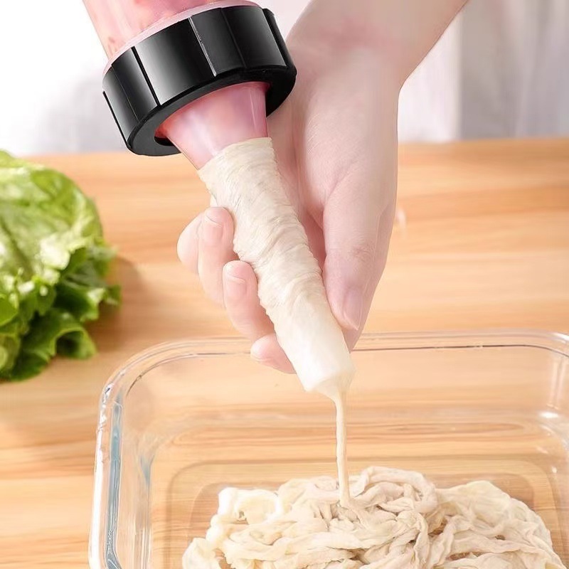 Sausage Stuffer DIY Sausage Filling Tool Manual Small Sausage Maker Children's Sausage Making Machine Home Drip Tray