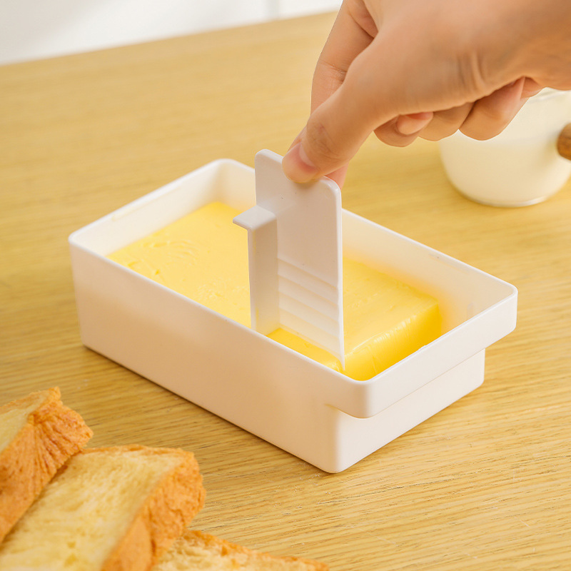 Fant Butter Storage Box Quantitative Cutting Cheese Fresh-keeping Box Refrigerator Cheese Yogurt Frozen Dust-proof Fresh-keeping Storage
