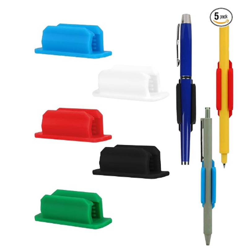 Держатель для карандашей, самоклеящийся силиконовый зажим для стола, холодильника, доски