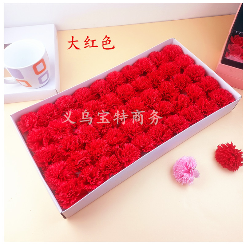 Головка цветка из мыла гвоздики на День учителя, гвоздика для учителей и пожилых людей