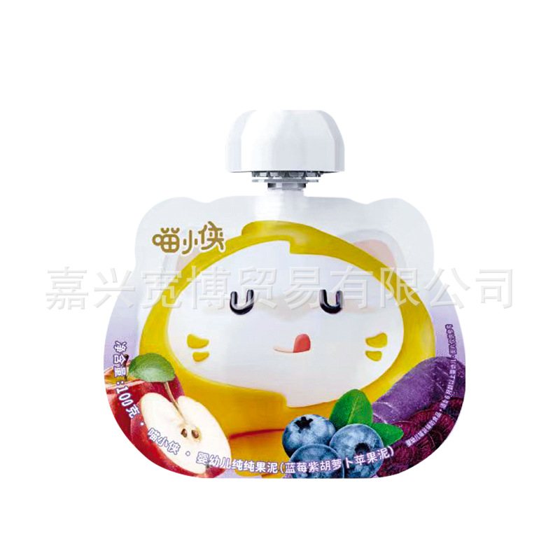 Meow Xiaoxiao infant pure puree no addition baby complementary food Pure Pure fresh fruit flavor 100g