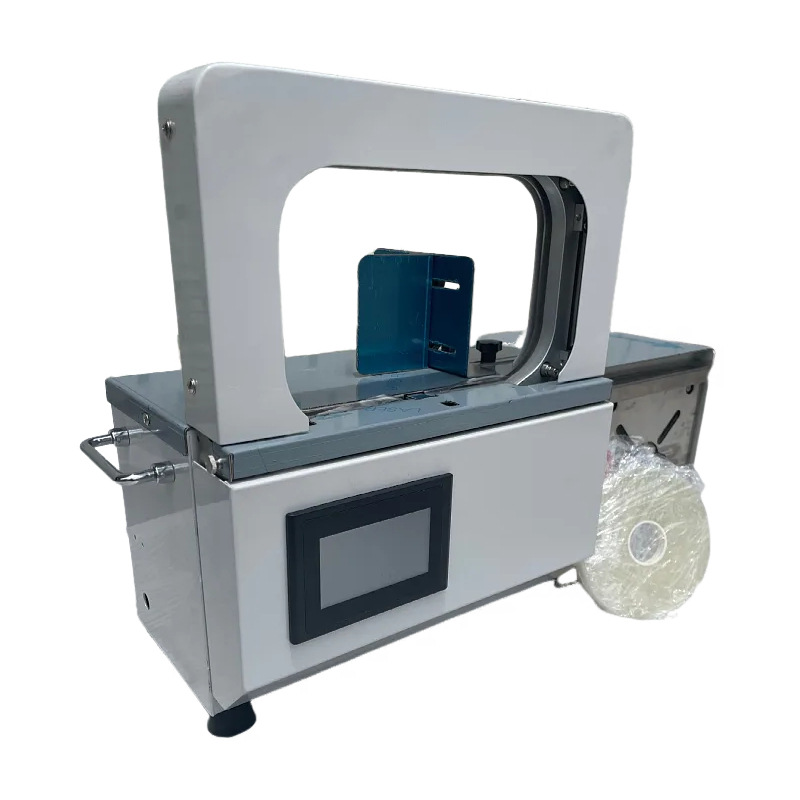 Manufacturer's Supply Fully Automatic Banknote Bundling Machine Tape Paper Tape Bundling Medicine Box Toys Vegetable Hardware Packaging Equipment