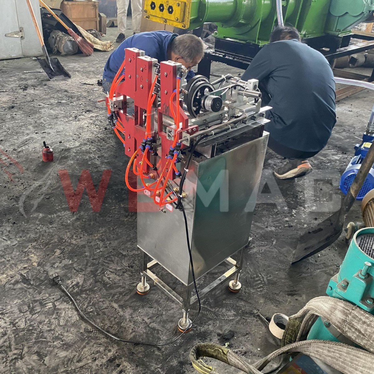 Машина для резки угольных стержней для производственной линии, механизм резки угольных / активированных углеродных стержней