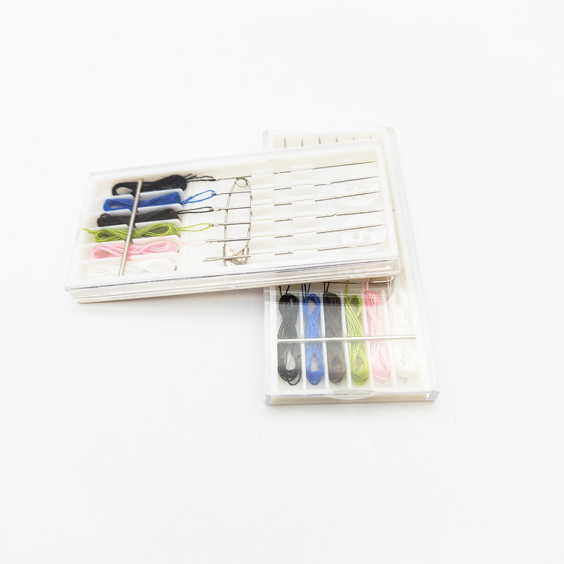 Factory wholesale hotel hotel disposable consumables home travel sewing kit simple mini portable sewing box
