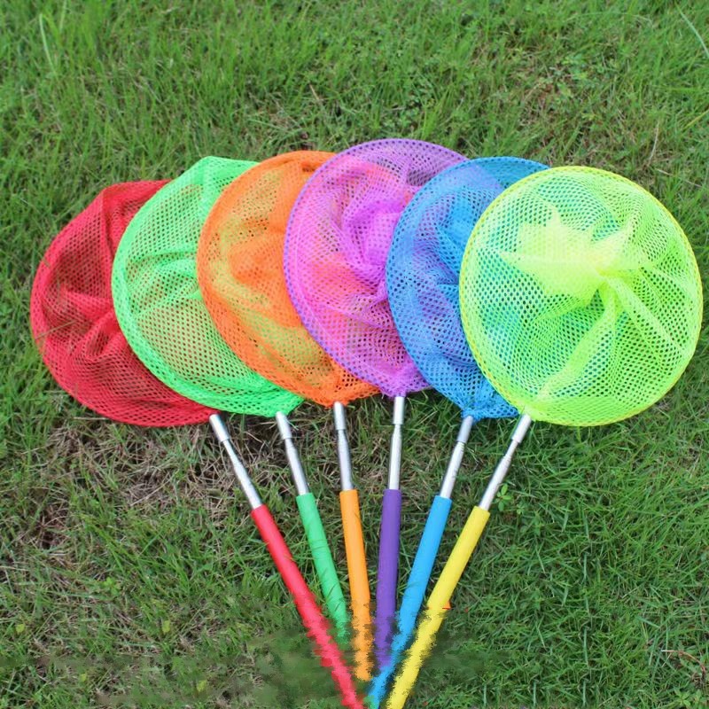 Children's Fishing Net, Retractable Dragonfly Net, Fishing Net, Butterfly Catching Net, Insect Net for Children's Toys