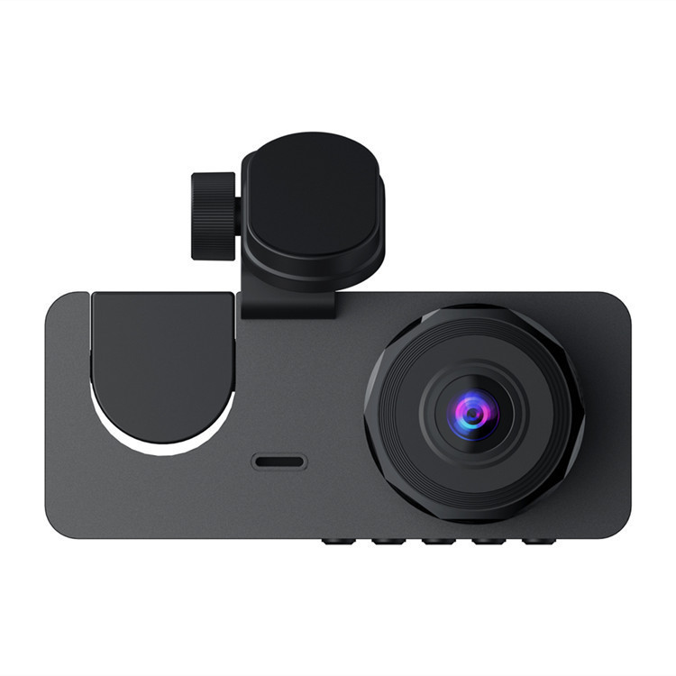 Cross-Border 2inch Y15 Private Model Three-Way Three-Lens Ips Screen High-Definition 1080P Wide-Angle Driving Recorder Car Camera