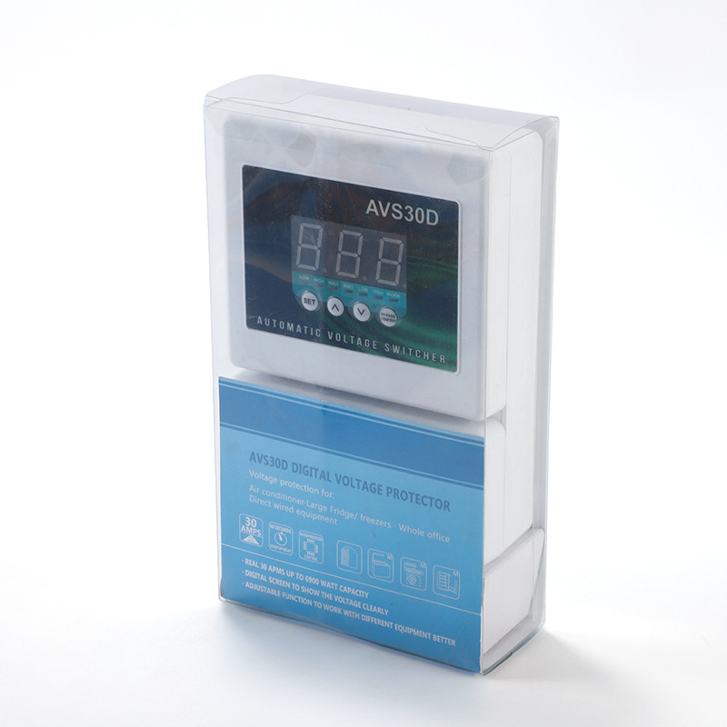 Factory Direct Supply Avs-30A High Power over and under Voltage Protector 220V 30Amps African Voltage Protector
