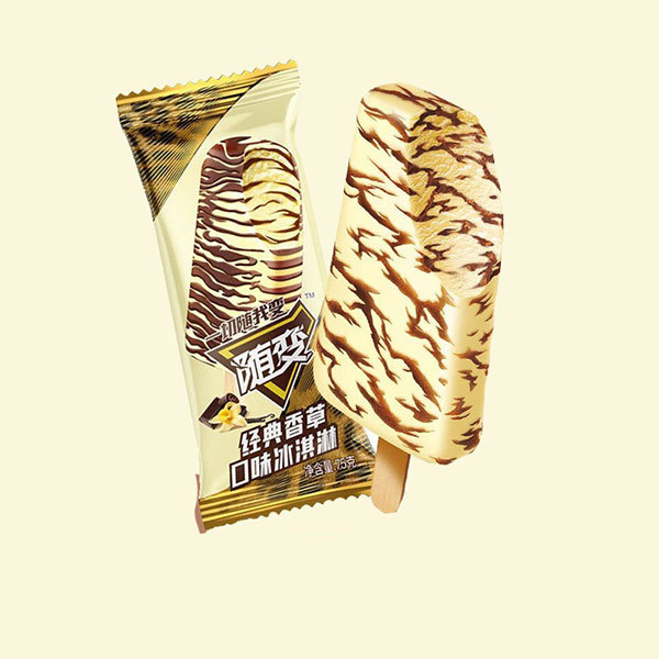 [Mengniu] Net Red Chocolate Vanilla Flavor Ice Cream 75g Ice Cream Stick Cold Drink