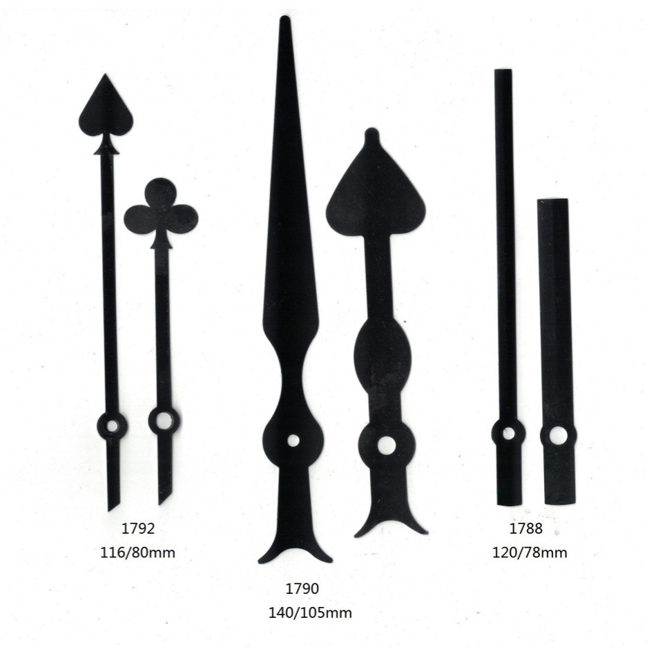 Cross-Border Hot Selling Spot Clock Pointer DIY Metal Clock Needle Wall Clock Pointer Time Separation Needle Aluminum Needle Any Combination