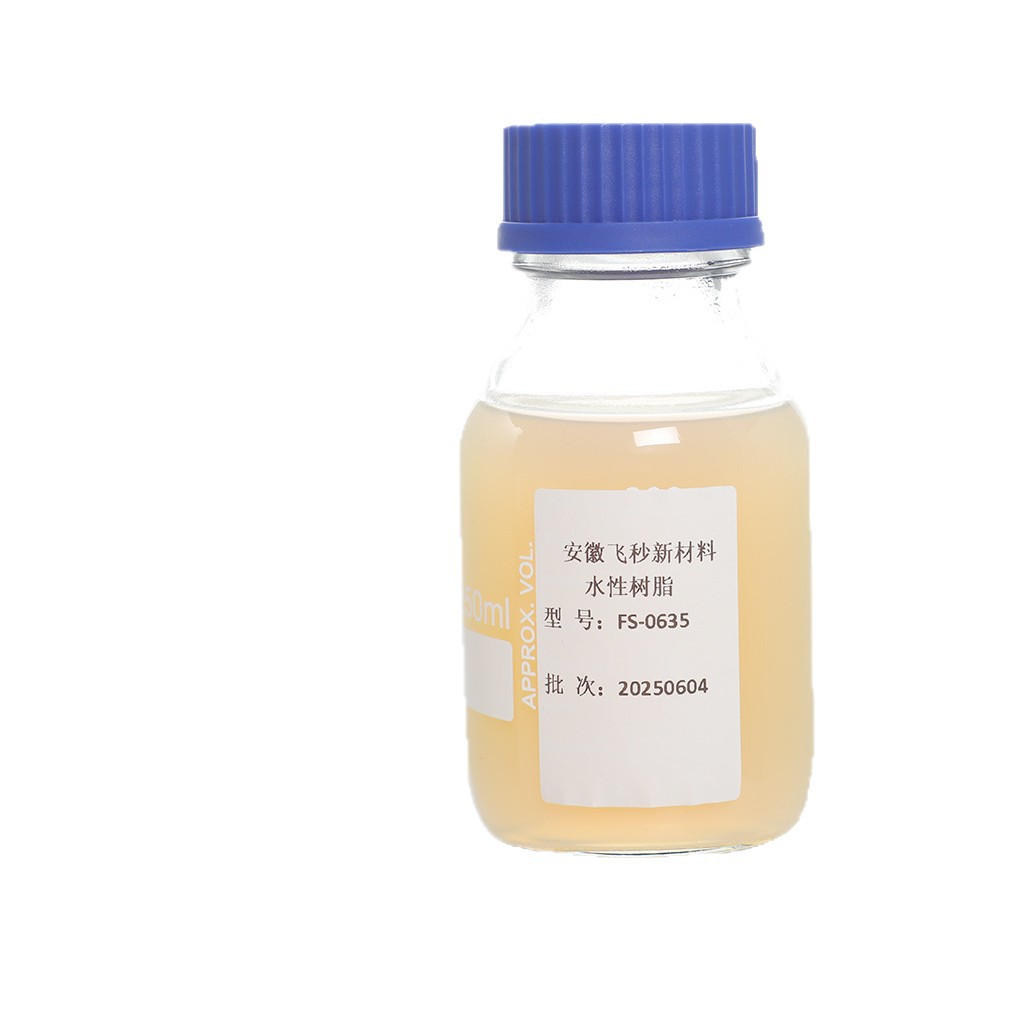 High Hardness Water-Resistant Water-Based Polyurethane Fs-0635 Anionic Resin Environmentally Friendly Formaldehyde-Free Emulsion