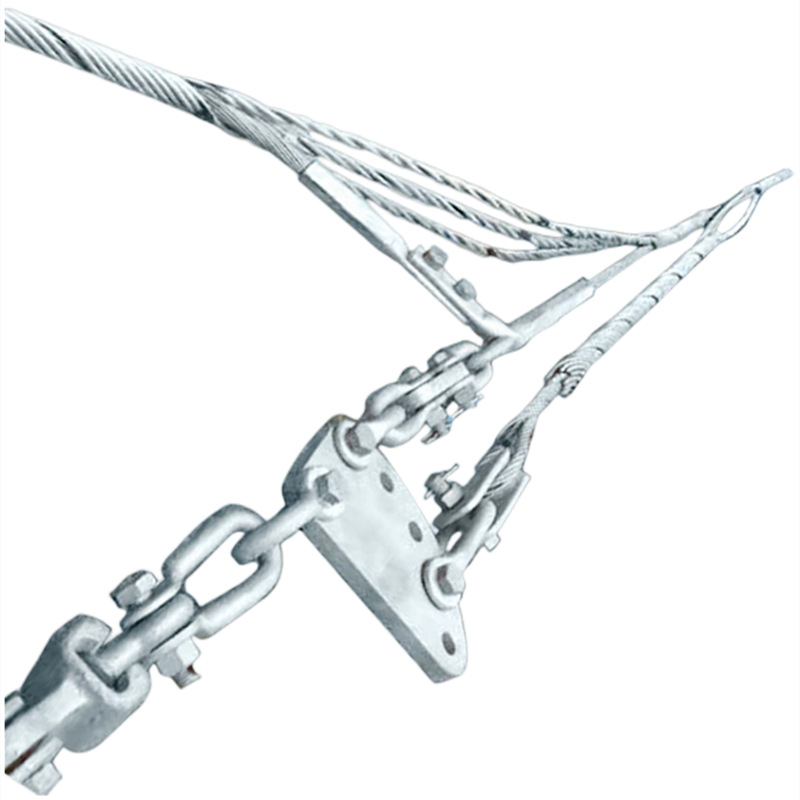 Aerial Line Pre-Twisted Safety Backup Cable Clamp Suitable for Ground Wire Opgw-24B1-50 K