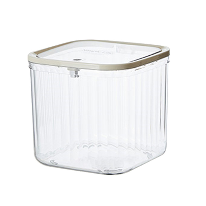 Desktop Trash Can Plastic Transparent Trash Can Household Storage Box Ins-style High-value Creative Press with Elastic Lid
